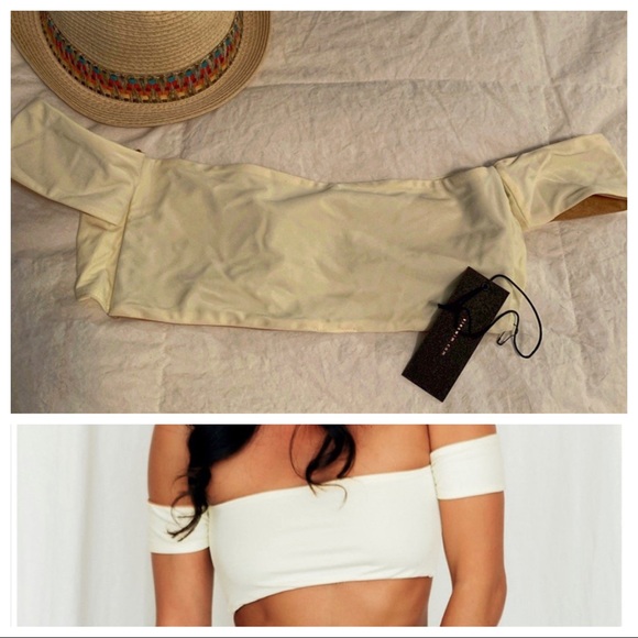 🆕 NWT SEI Swim Chloe Bandeau Bikini Top - Picture 1 of 5